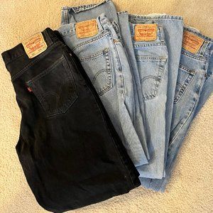 Mens's 550 Levis Jeans Bundle